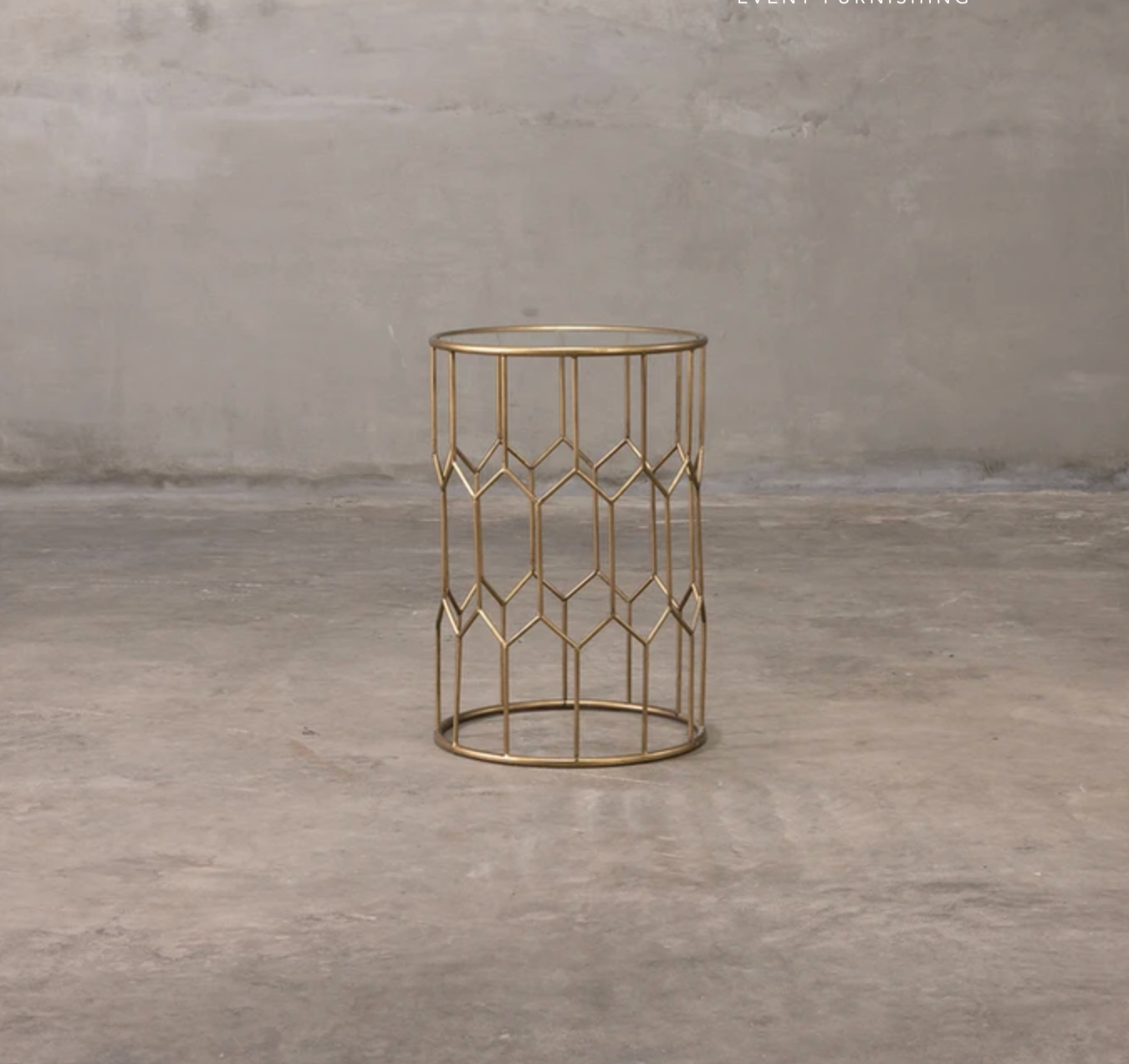 Geometric End Table