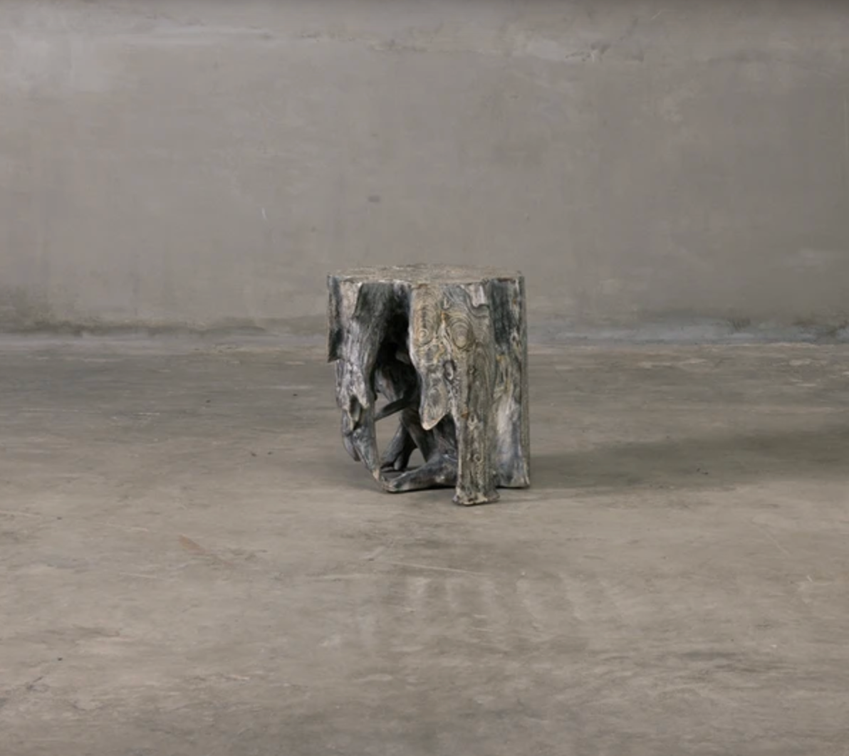 Silver Trunk End Table