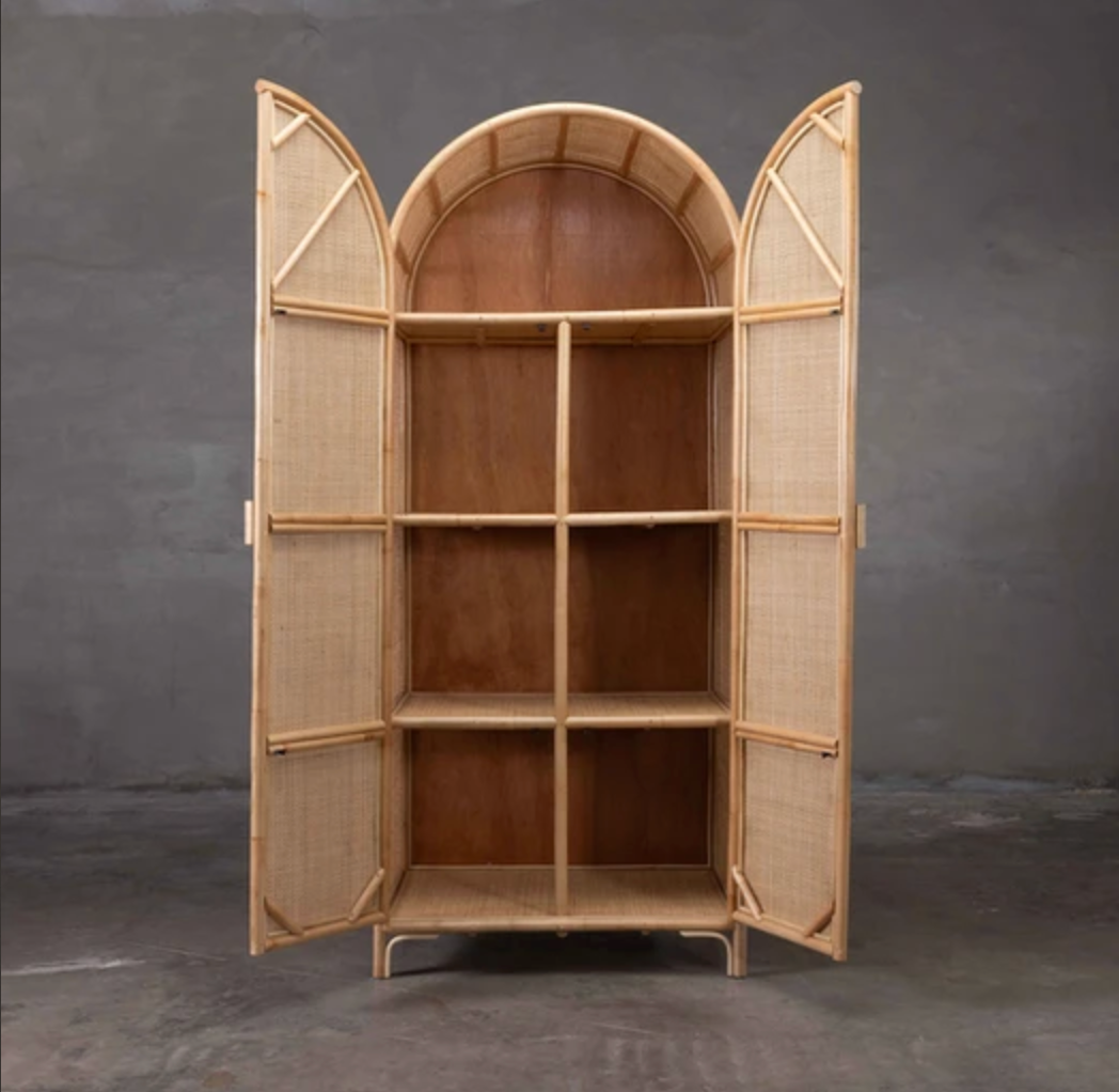 Rattan Armoire