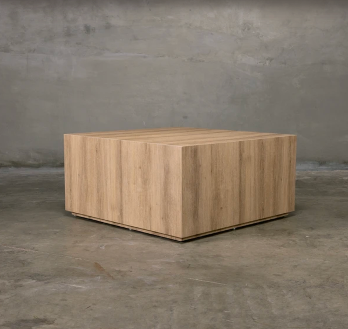 Wood Block Coffee Table