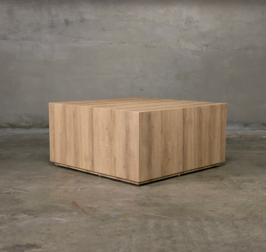 Wood Block Coffee Table