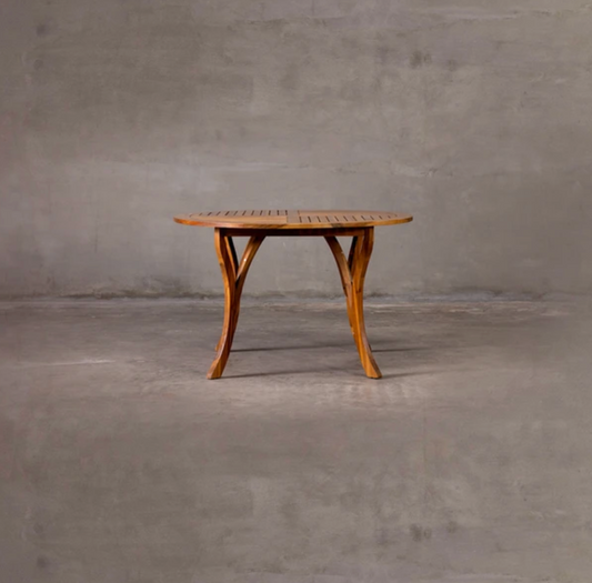 Wood Round Table