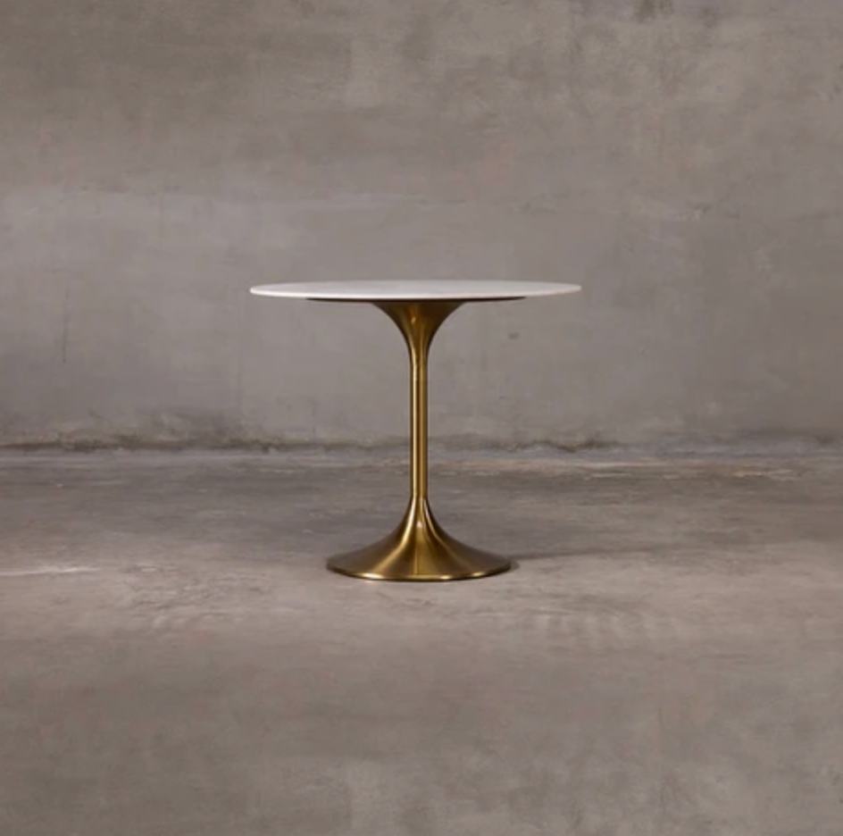 Marble Gold Bistro Table