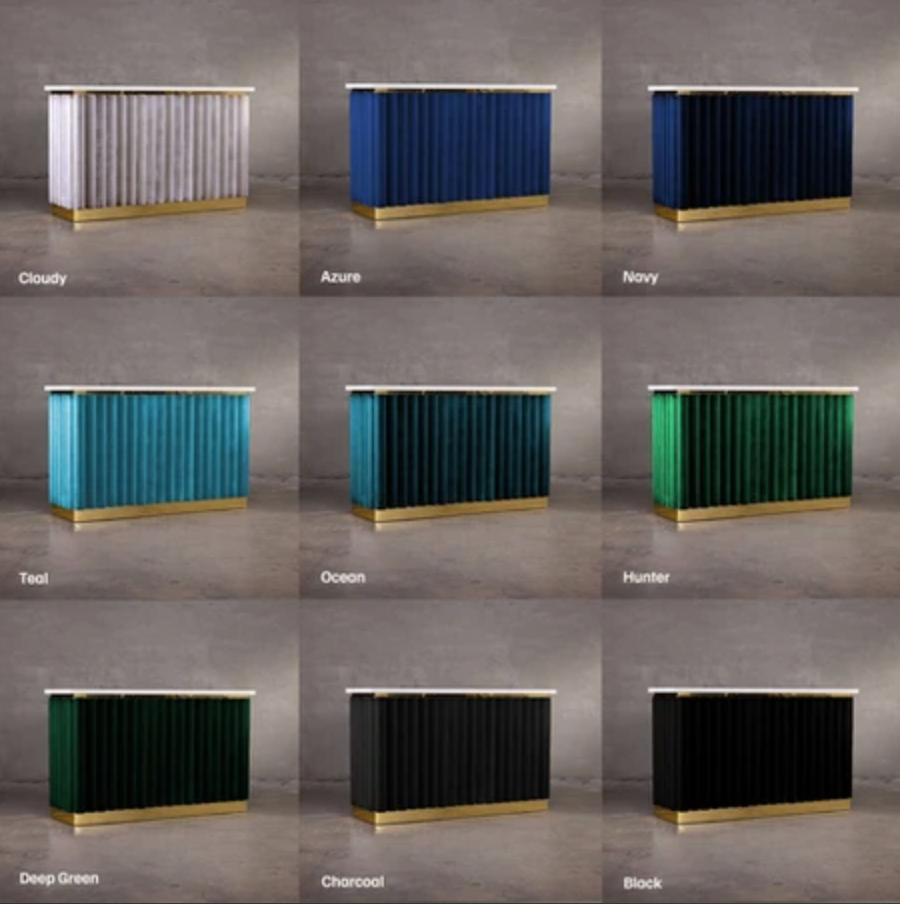 Velvet DJ Booth (Multiple Colors Available)