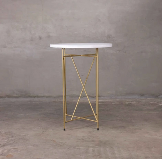 Wired Gold Pub Table (Multiple Countertop Colors)
