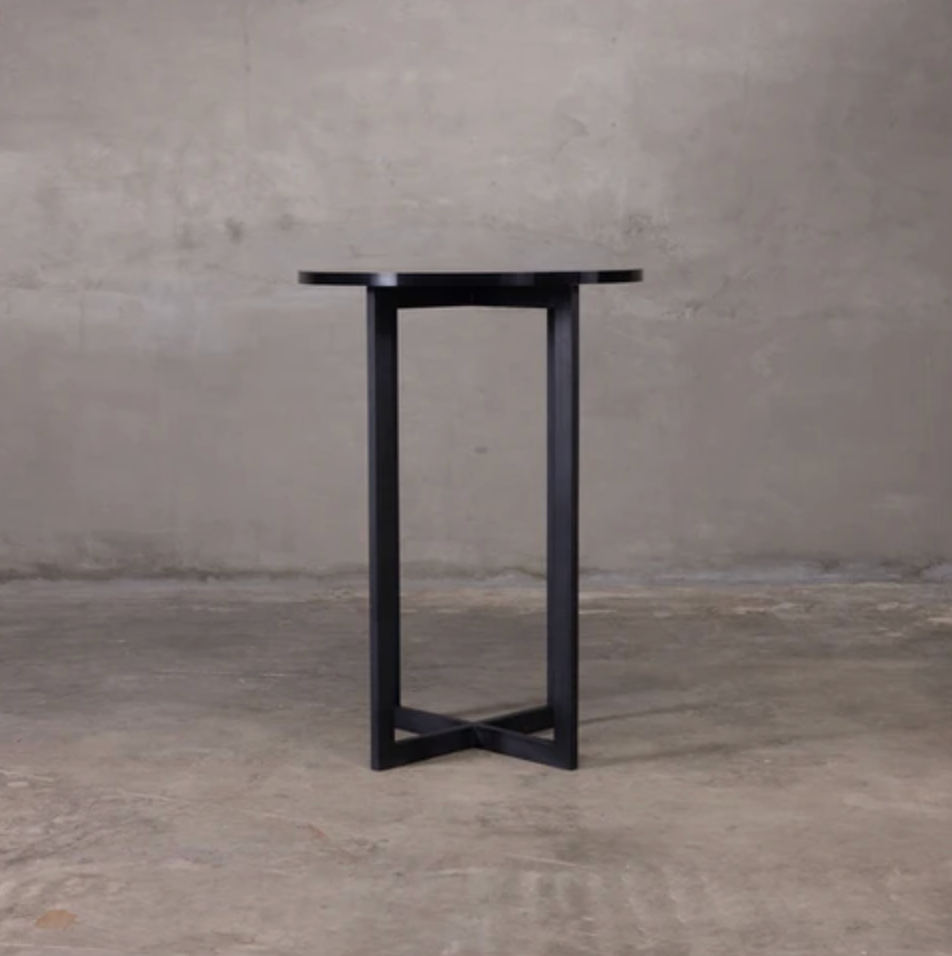Industrial Pub Table Black