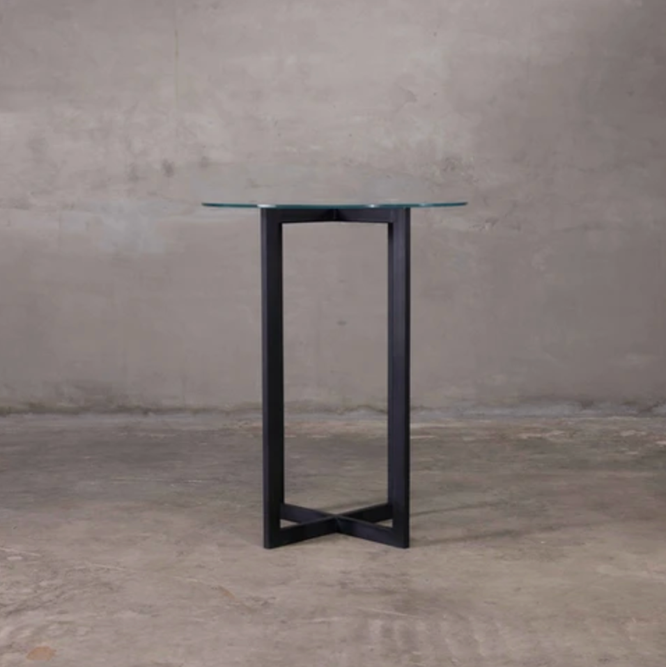 Industrial Pub Table Black