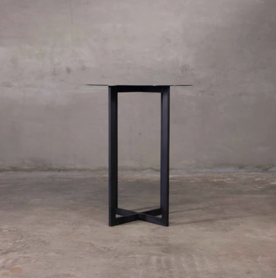 Industrial Pub Table Black