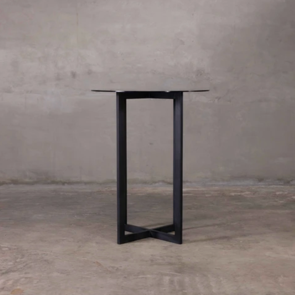 Industrial Pub Table Black