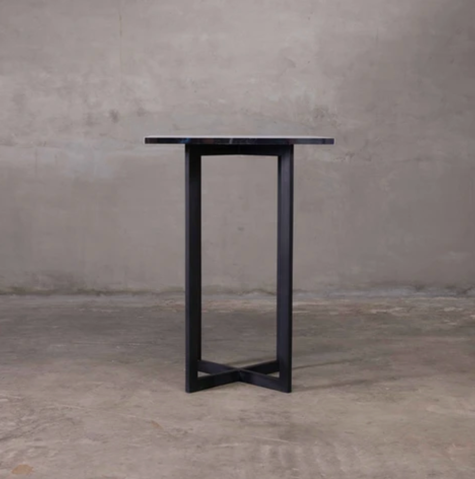 Industrial Pub Table Black