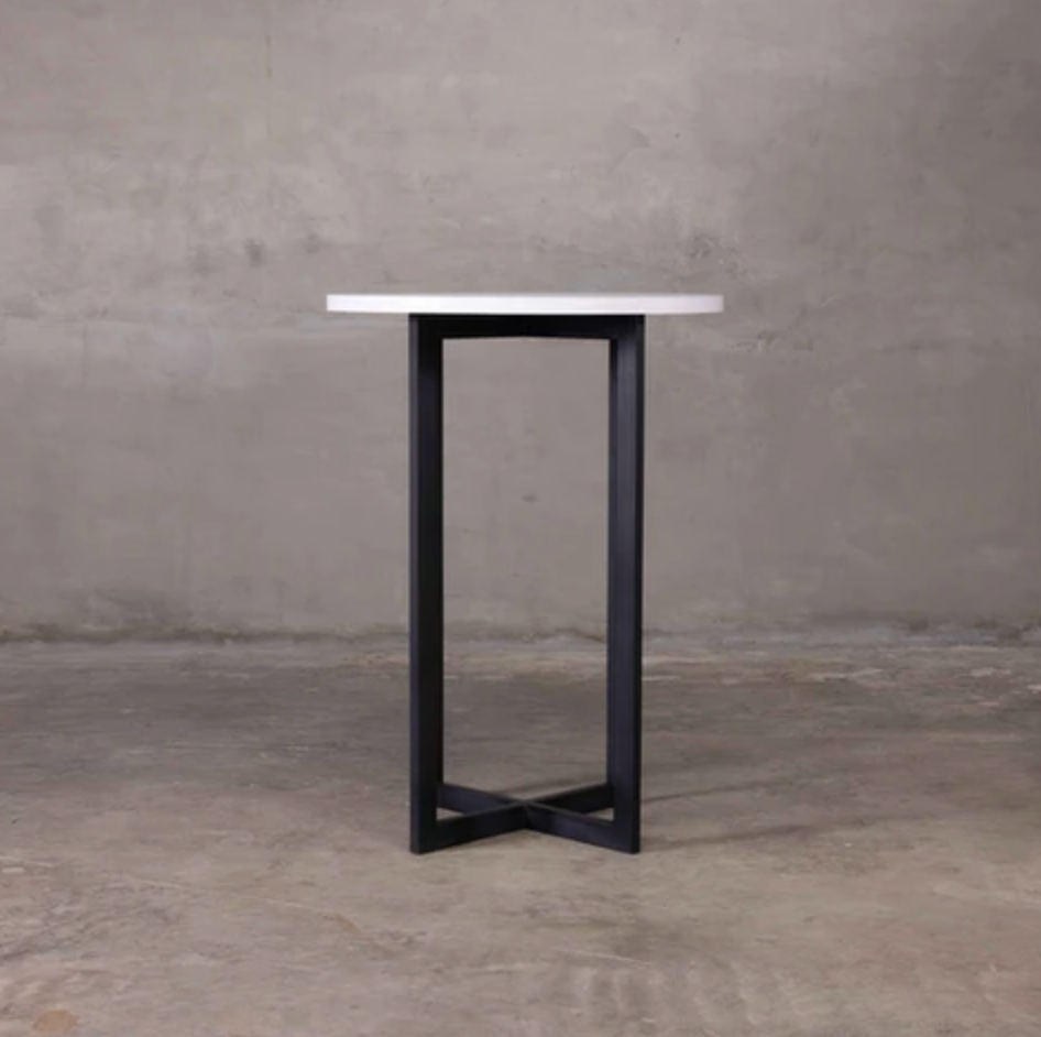 Industrial Pub Table Black