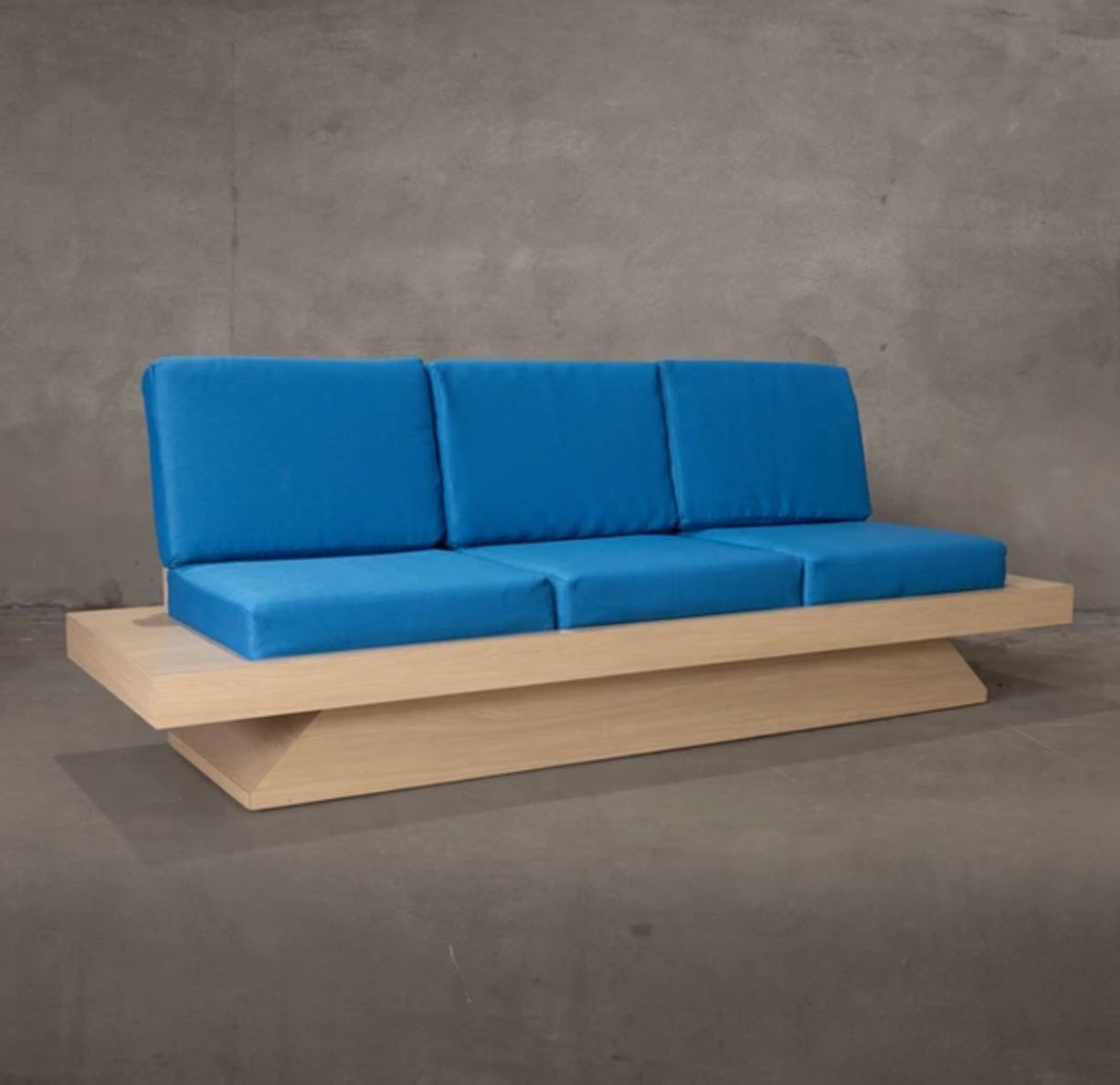 Platform Sofa - Blue
