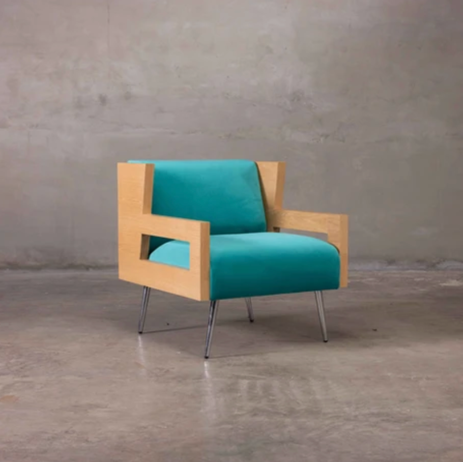 Charles Armchair - Blue