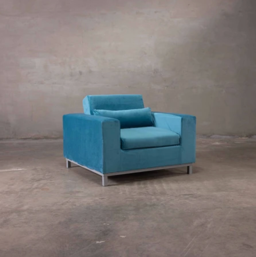 Mid Armchair - Cyan