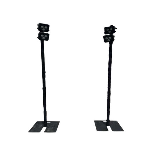 One Light Pole With Two Smart Light Pad 3