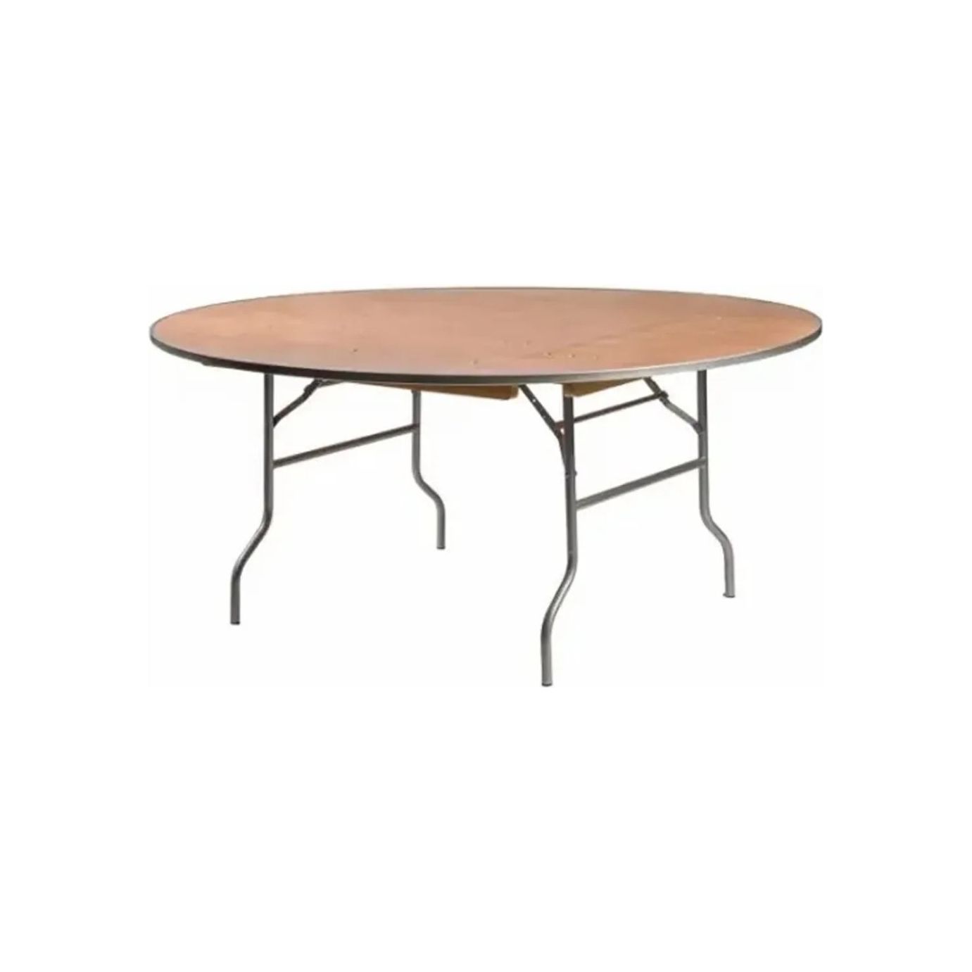 72'' Round Wood Table