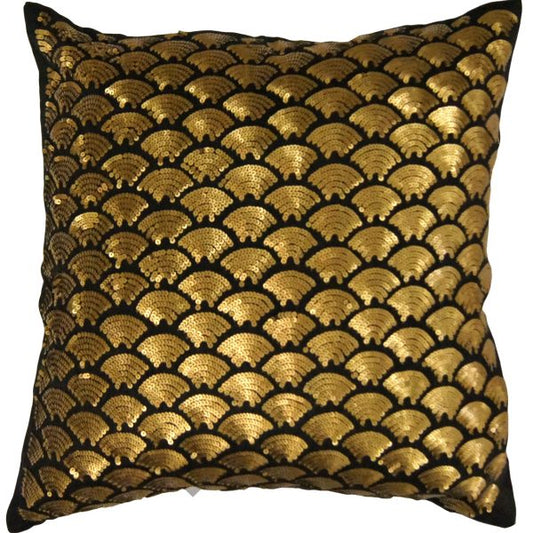 Sequined Gold Pillow
