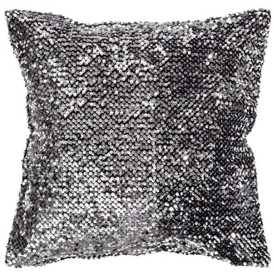 Sequined Silver Pillow