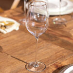 Signature Gold Rim White Wine Glass