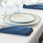 Silver Rim Salad Plate 7.5″