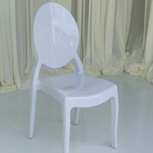 Sophia Ghost Chair In White