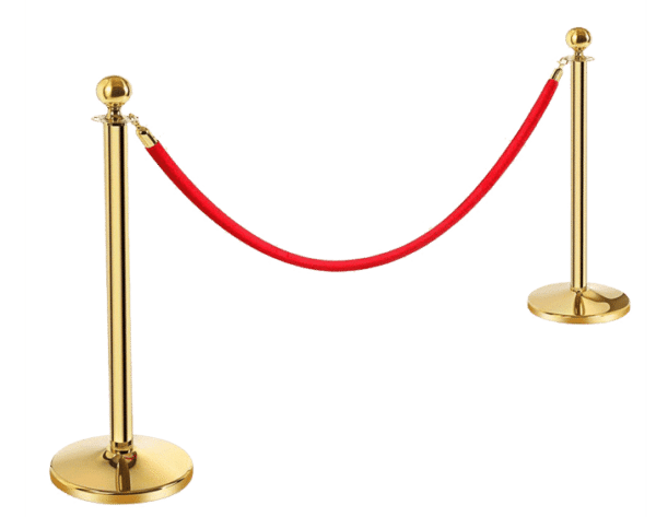 Gold Stanchion