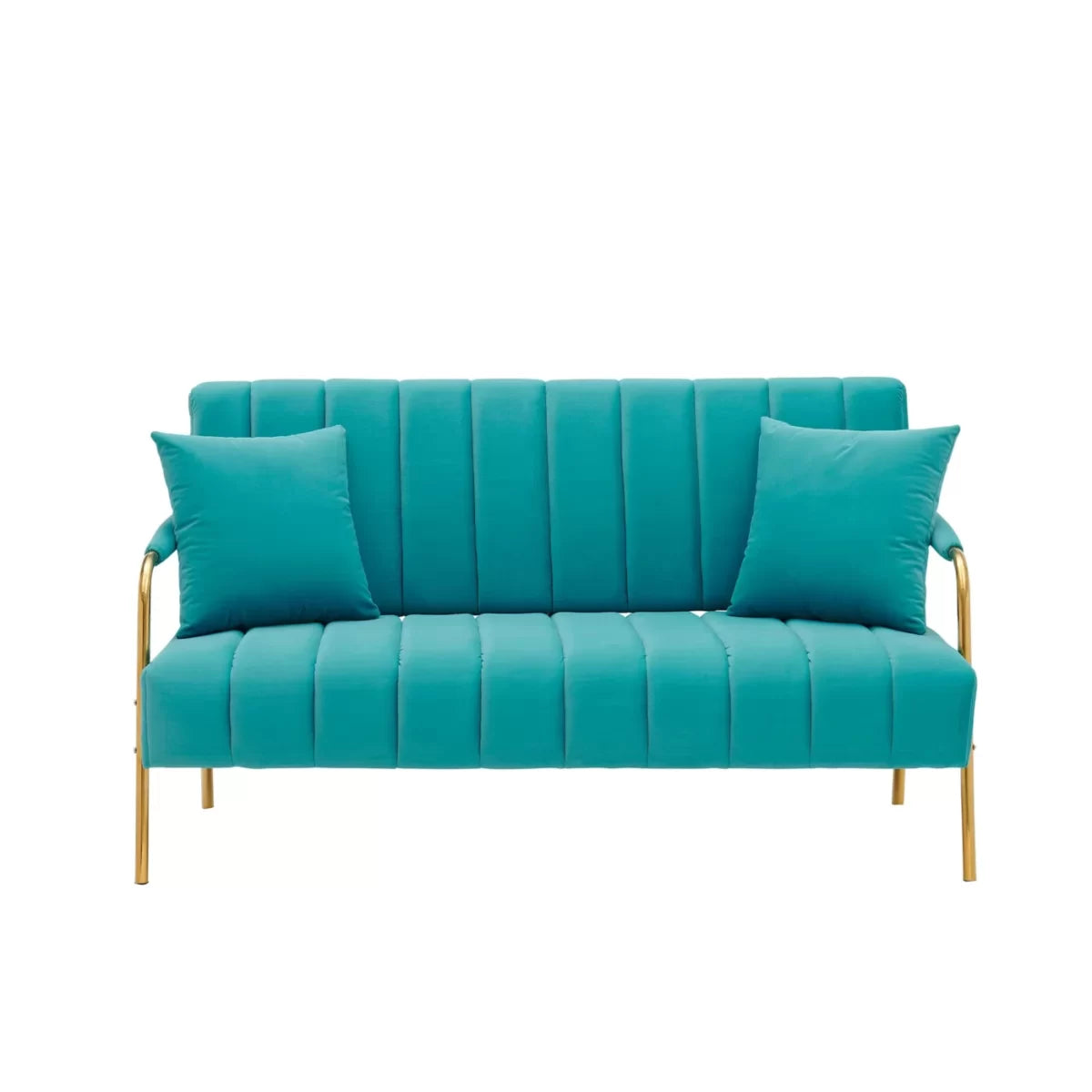 Teal Trevi Love Seat