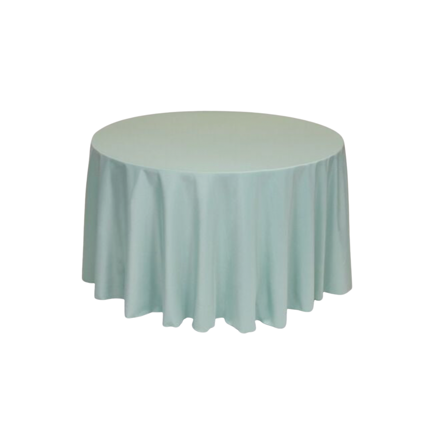 Seamist Polyester 120" Round Tablecloth Linen