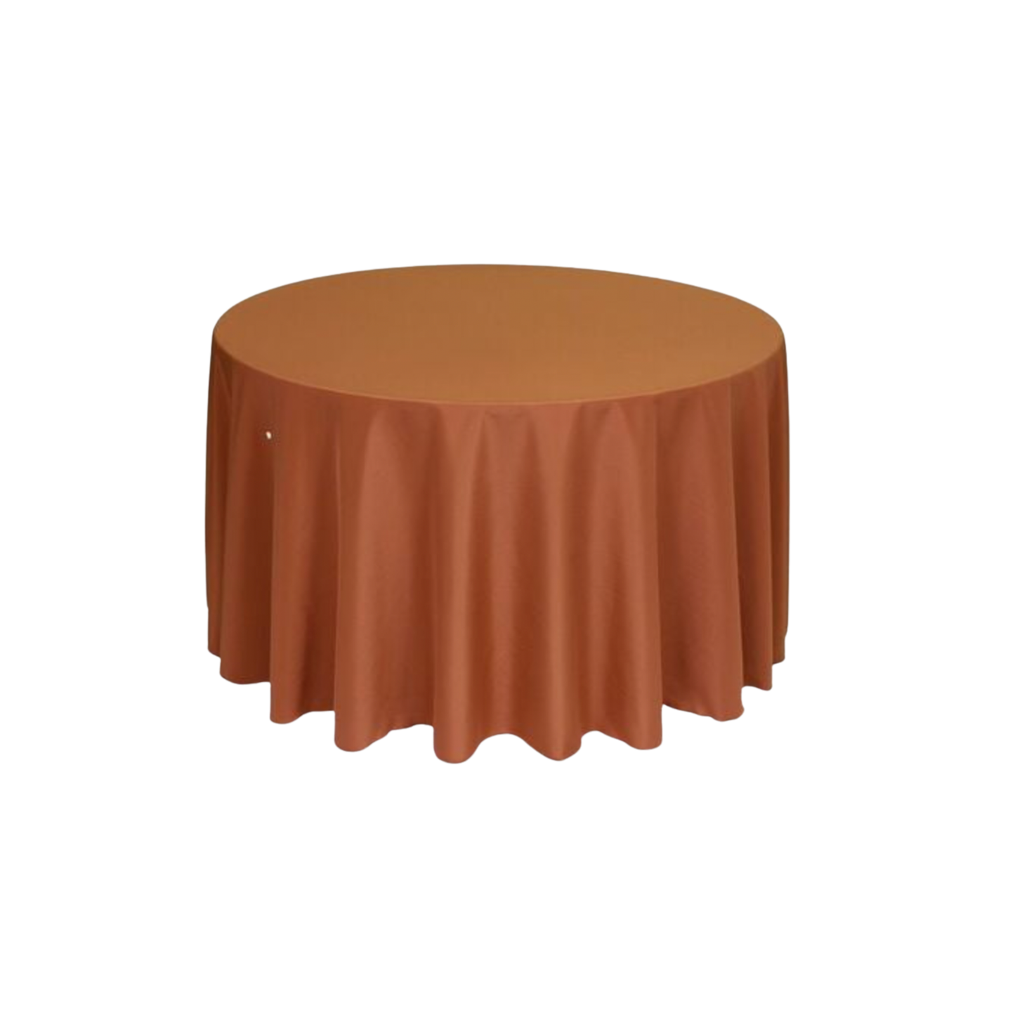 Copper Polyester 60" x 120" Rectangle Tablecloth Linen