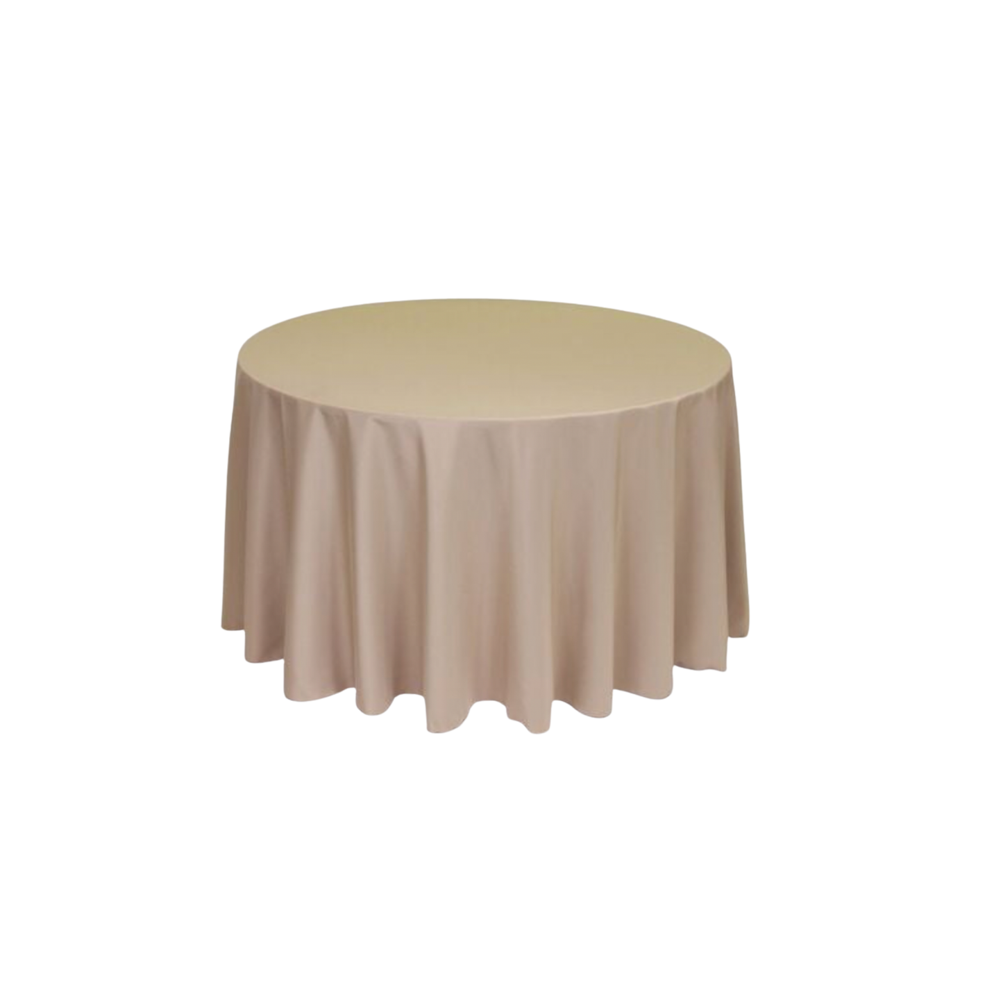 Cafe Polyester 90" x 156" Rectangle Tablecloth Linen
