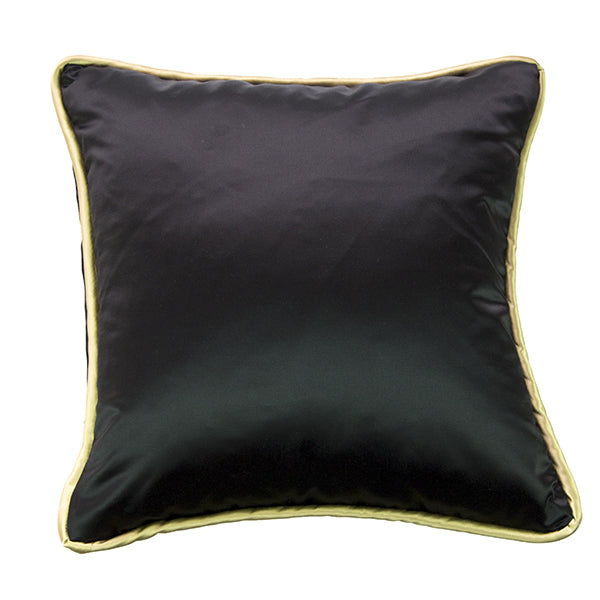 Uptown Pillow – Ebony/Gold