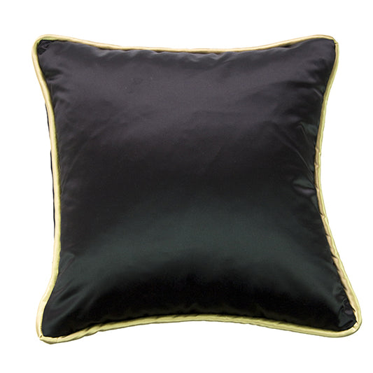 Uptown Pillow – Ebony/Gold