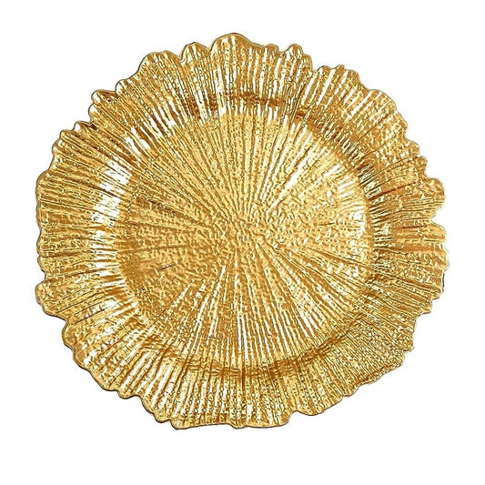 Golden Charger Plate
