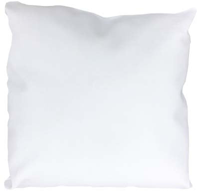 White Leather Pillow