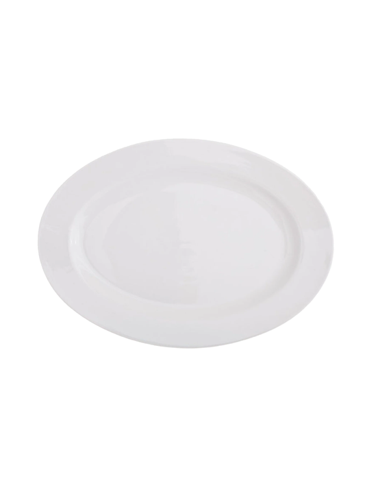 White Oval Serving Platter