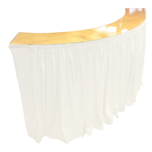 Serpentine Bar with White Skirt 7 ft.
