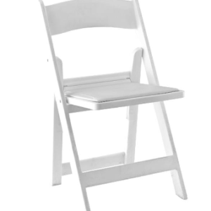 White Padded Chair