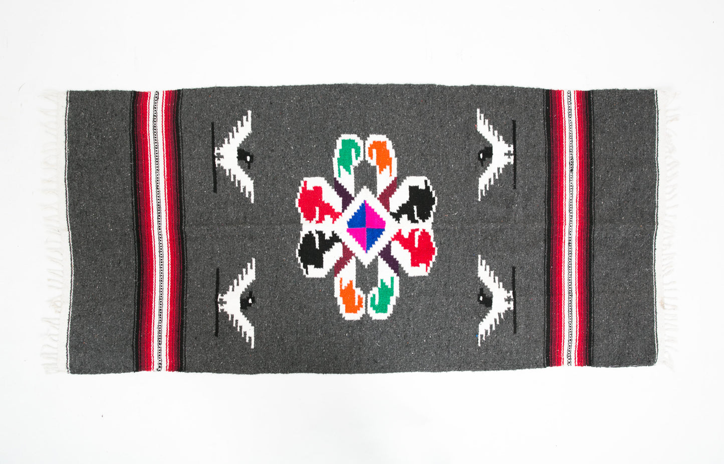 Gray Kaleidoscope Medium Blanket