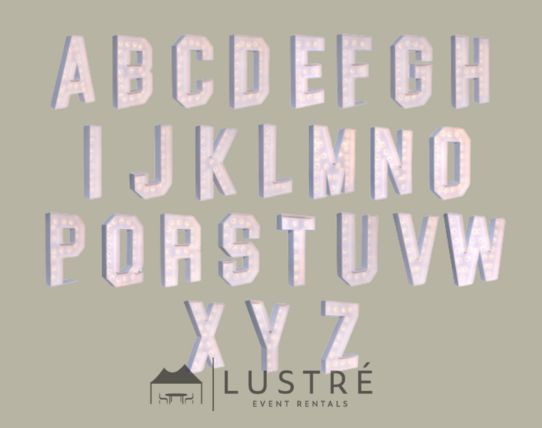 4ft High - Marquee Letters