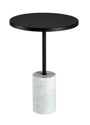 Kendra Black & Marble Round Table