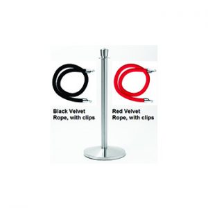 Chrome Aisle Stanchions