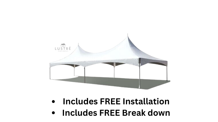 20'x60' High Peak Frame Tent / Canopy