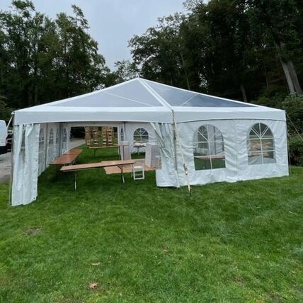 30'x30' Clear Premium Frame Tent / Canopy [JT LITE PREMIUM]