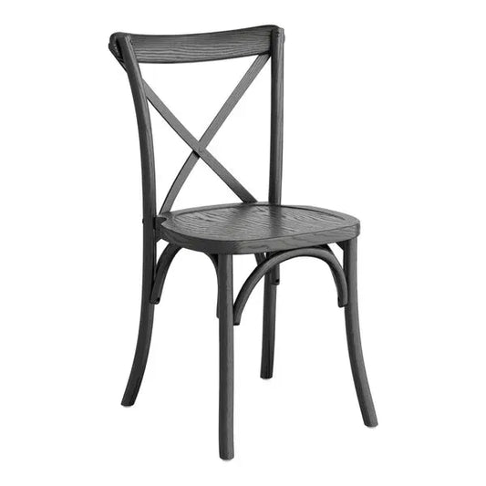X Cross Back Chair (Black)