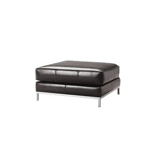 The Judge Leather Ottoman