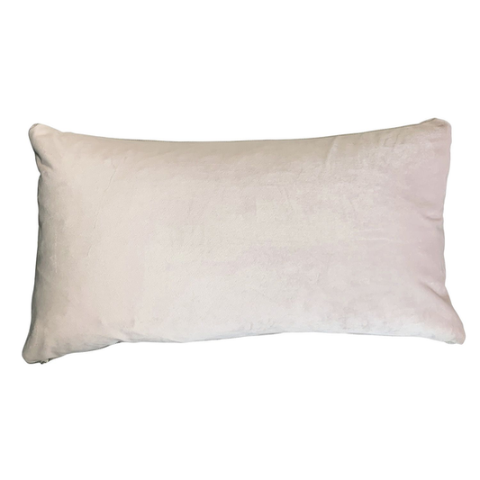 Blush Velvet Bolster