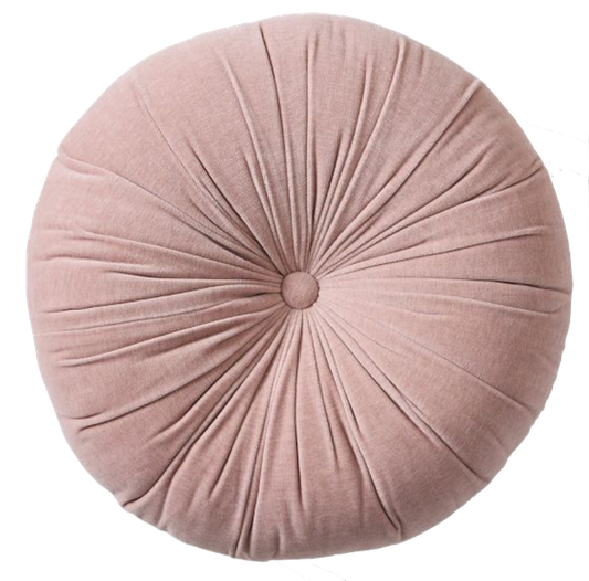 Blush Round Pillow