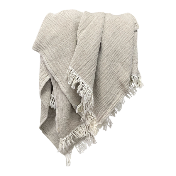 Neutral Textured Throw
