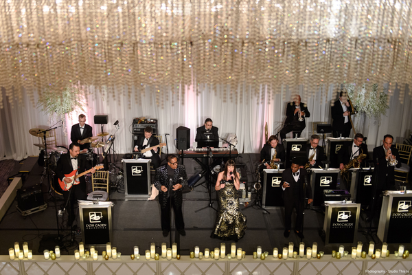 White Lattice Stage Surround