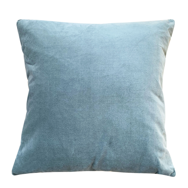 Slate Green Velvet Pillow
